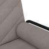 vidaXL Kauč na razvlačenje s naslonima za ruke smeđesivi od tkanine