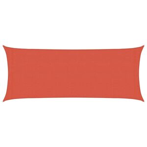 vidaXL Jedro za za&scaron;titu od sunca 160 g/m&sup2; terakota 2 x 4,5 m HDPE