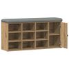 vidaXL Klupa za cipele obrtnički hrast 102x32x50 cm izrađeno drvo
