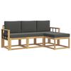 vidaXL Set vanjskih sofa 4 kom.