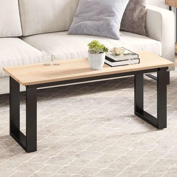 vidaXL Ploča za stol 110 x 40 x 1,7 cm od masivne borovine pravokutna