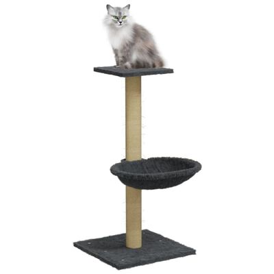 vidaXL Penjalica za mačke sa stupom za grebanje tamnosiva 74 cm