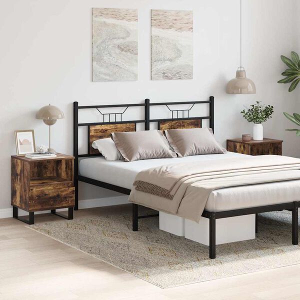 vidaXL Noćni ormarići 2 kom boja hrasta 40x35x50 cm konstruirano drvo