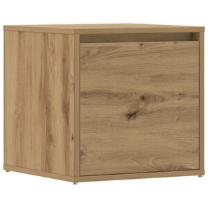vidaXL kutija s ladicom Artisan hrast 40,5x40x40 cm izrađeno drvo