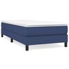 vidaXL Krevet s oprugama i madracem plavi 90 x 190 cm od tkanine