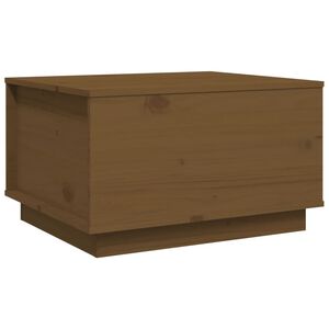 vidaXL Stolić za kavu boja meda 60 x 50 x 35 cm od masivne borovine