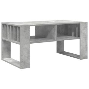 vidaXL Kava Stol Betonski sivi 92 x 49,5 x 45 cm Konstruirano drvo