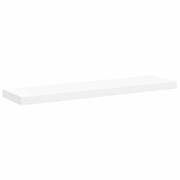 vidaXL Plutajuća zidna polica bijela 90 x 23,5 x 3,8 cm MDF