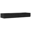 vidaXL Ladice za krevet Crni hrast 120 x 36,5 x 16,5 cm