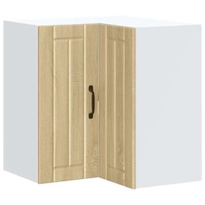 vidaXL Kuhinjski zidni kutni ormarić Lucca boja hrasta drveni