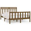 vidaXL Okvir za krevet masivna borovina boja meda 150x200 cm King