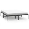 vidaXL Metalni okvir za krevet crni 140x200 cm