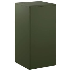 vidaXL Stalak za biljke Maslinastozelena 30 x 30 x 60 cm Otporni čelik
