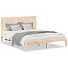 vidaXL Dugi okvir kreveta bez madraca 140 x 210 cm masivno drvo