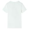 Dječja majica kratkih rukava svjetlobež 140
