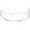 vidaXL Modularni tabure s tamnosivim jastukom masivno bagremovo drvo