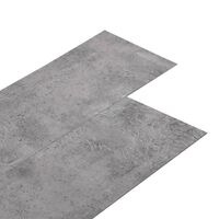 vidaXL Samoljepljive podne obloge PVC 5,21 m² 2 mm smeđa boja cementa