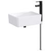 vidaXL Umivaonik za kupaonicu Mat Crna 40,5 x 30,5 x 13 cm Metal