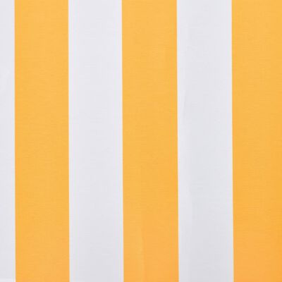 vidaXL Platno za tendu narančasto-bijelo 450 x 300 cm