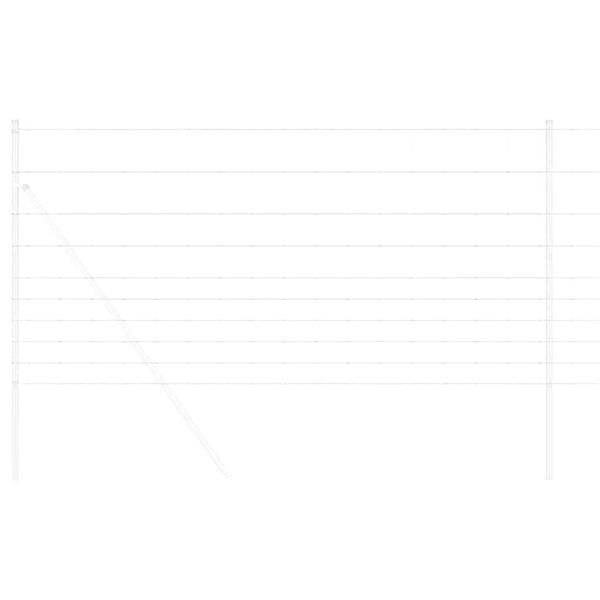 vidaXL Ograda za pašnjake Srebrno 50 x 1,2 m Pocinčani čelik