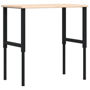 vidaXL Radni stol 100x60x(71,5-98) cm od masivne hrastovine pravokutni