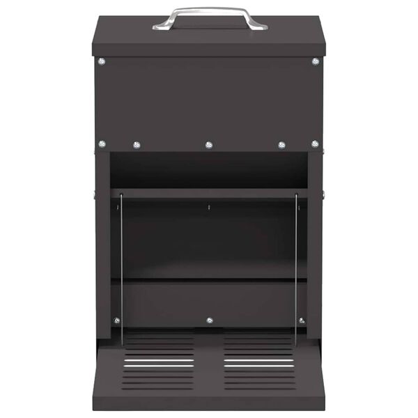 vidaXL Feeder s nogom za piliće Crna 25 x 42 x 40 cm