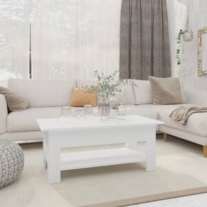 vidaXL Stolić za kavu bijeli 102 x 55 x 42 cm od iverice