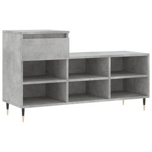 vidaXL Ormarić za cipele boja betona 102x36x60 cm konstruirano drvo