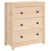 vidaXL Komoda 70 x 35 x 80 cm od masivne borovine