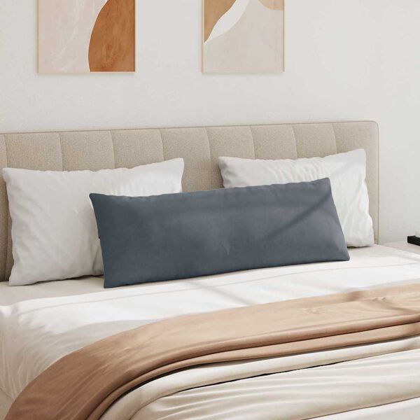 vidaXL Jastučići za sofu 2 pcs Tamno siva 120 x 40 cm Kordura tekstil