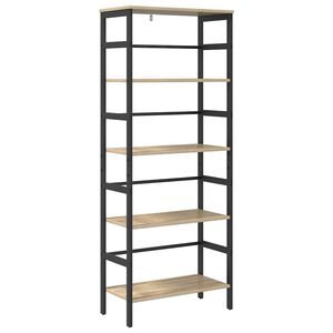 vidaXL Polica 4 razina 60 x 29,5 x 149 cm Konstruirano drvo