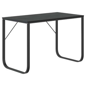 vidaXL Stol za računalo crni 110 x 60 x 73 cm od iverice