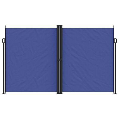 vidaXL Bočna tenda na uvlačenje plava 200x600 cm