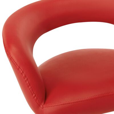 vidaXL Blagovaonske stolice od umjetne kože 2 kom crvene