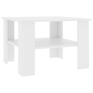 vidaXL Stolić za kavu bijeli 60 x 60 x 42 cm od konstruiranog drva