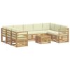 vidaXL Set vanjskih sofa 10 kom.