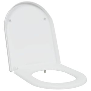 vidaXL WC daska Bijelo 49 x 36 x 4 cm Duroplast