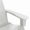 vidaXL Adirondack ljuljačke 2 pcs Bijelo HDPE