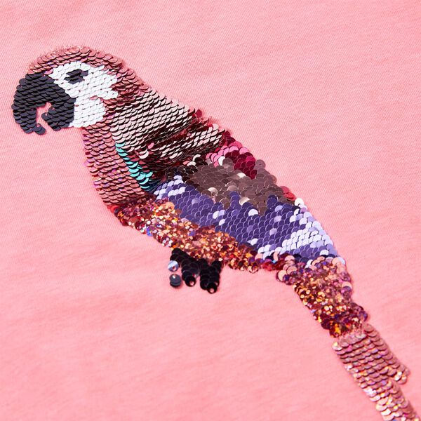 Dječja majica fluorescentno ružičasta 128