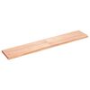 vidaXL Kupaonska radna ploča svjetlosmeđa 160x30x(2-4) cm masivno drvo