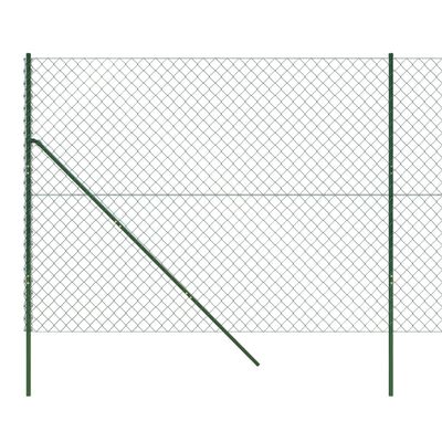vidaXL Žičana ograda zelena 1,8 x 25 m