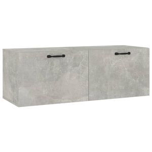 vidaXL Zidni ormarić boja betona 100x36,5x35 cm od konstruiranog drva