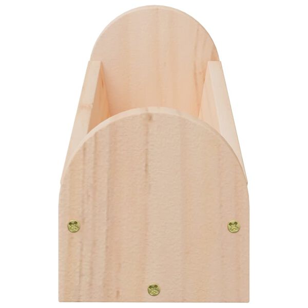 vidaXL Hranilica za sijeno za zečeve 28 x 10 x 10 cm masivna jelovina