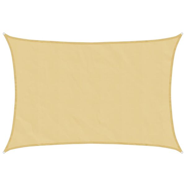 vidaXL Jedro protiv sunca boje pijeska 2,5x2 m 100 % poliester Oxford