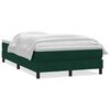 vidaXL Box spring krevet s madracem tamnozeleni 120x210 cm bar&scaron;unasti
