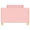 vidaXL Krevet za djecu s uzglavljem Ružičasta 90 x 190 cm Vuna