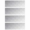 vidaXL Stepenica 4 kom. 90 x 30 cm Srebrno Aluminij Pravokutni