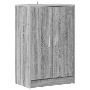 vidaXL Ormarić za cipele sivi hrast 60 x 35 x 92 cm konstruirano drvo