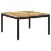 vidaXL Stolić za kavu Bijela i crna 80 x 80,5 x 45 cm