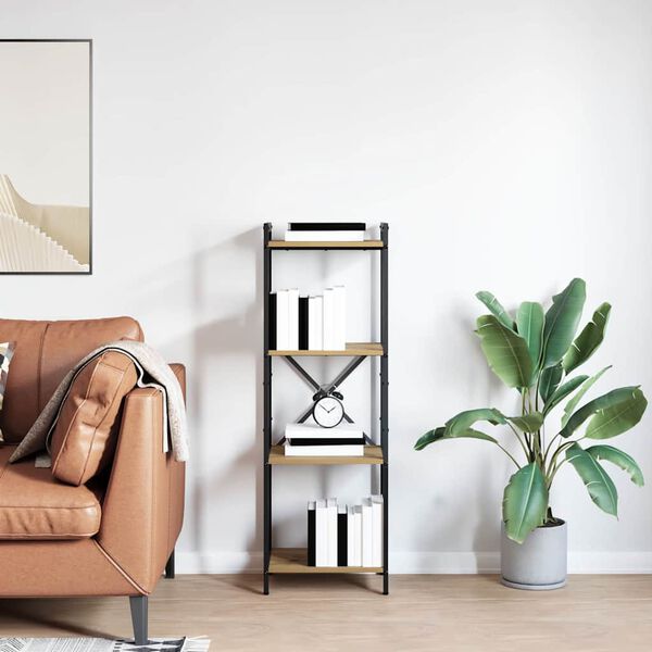 vidaXL Polica Umjetnički hrast 40 x 30 x 119 cm Konstruirano drvo